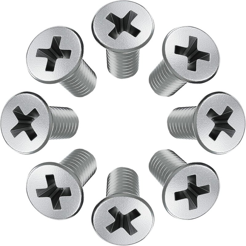 AUTOMAJOR 8pcs Screw Rotor Brake Disc Retaining 93600-06014-0H - Set is Best Replacement for Honda, Acura, Hyundai, Kia, Mazda - Front and Rear Stainless Steel Retaining Screws by - Image 1
